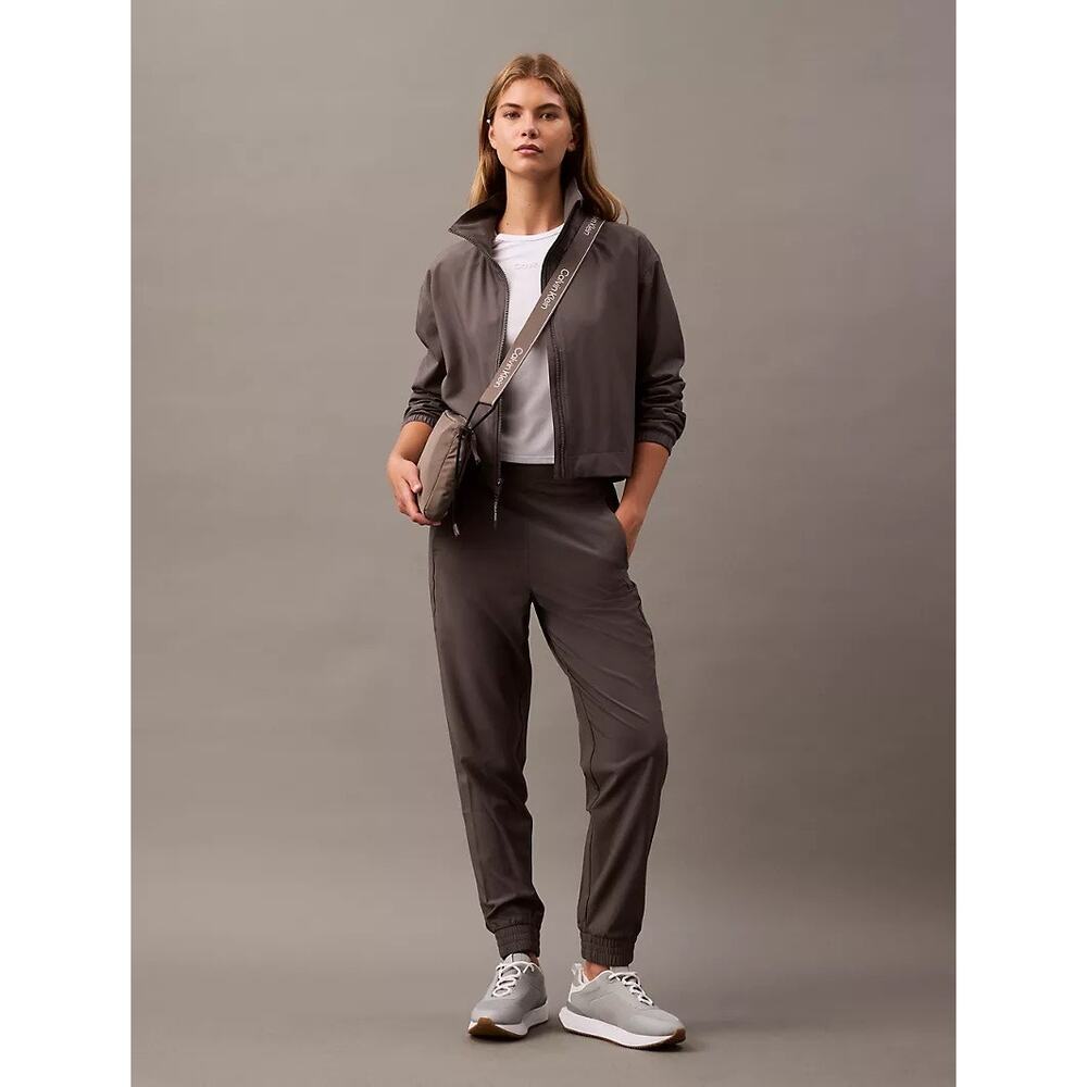 NEW Calvin Klein Modern Sport Windbreaker Jogger Pants Boulevard Grey Lounge SM